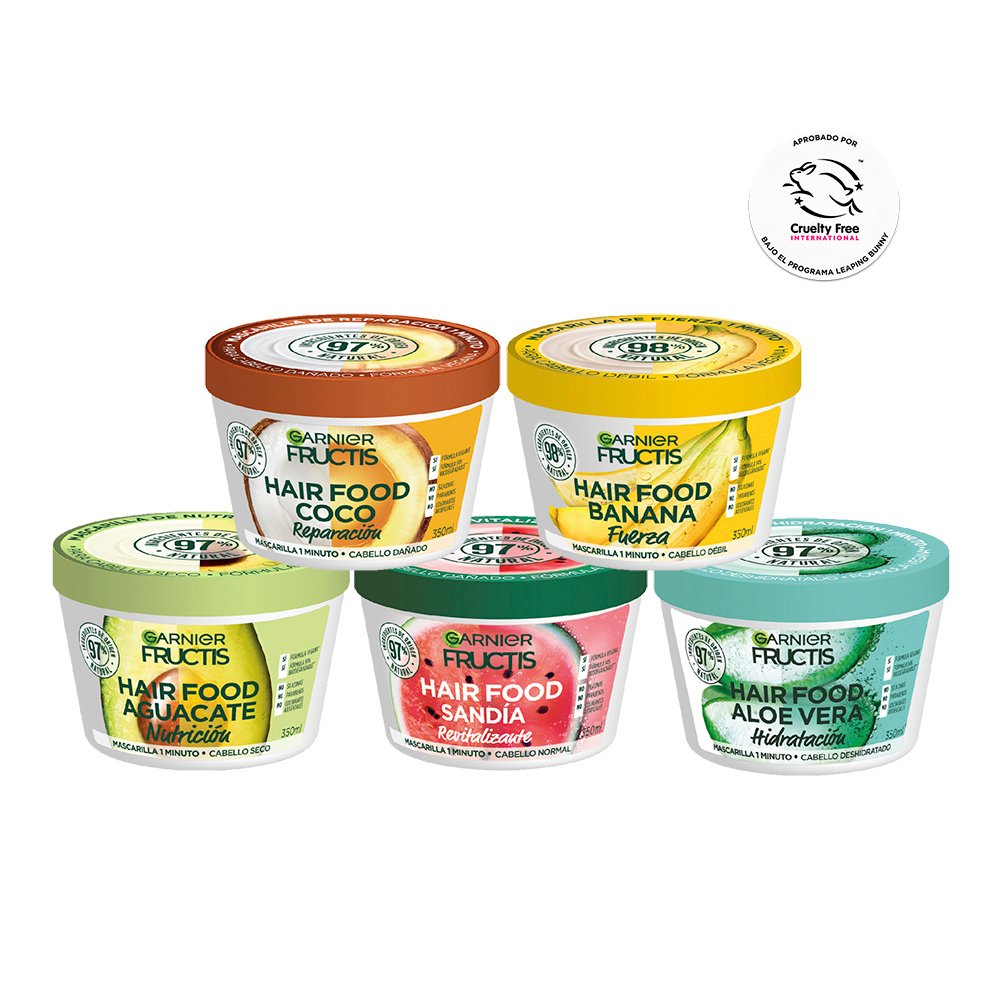 Kit Fructis para nutrir el cabello de Garnier.